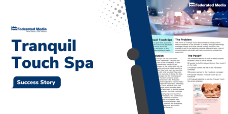 FM Tranquil Touch Spa Success Story FM Tranquil Touch Spa Success Story